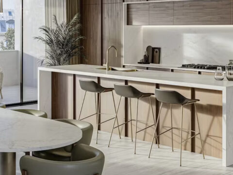isla en cocina